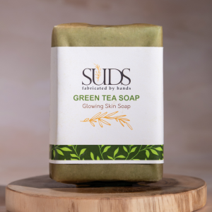 Handmade Suds Green Tea glowing skin soap, 100 gm