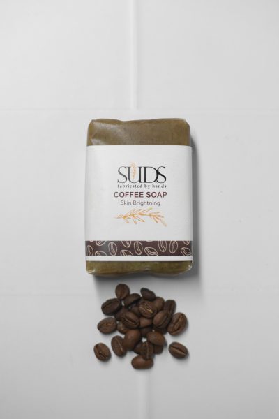 SUDS Coffee Soap, Skin Brightening, Exfoliating, Handmade, 100gm - Image 3