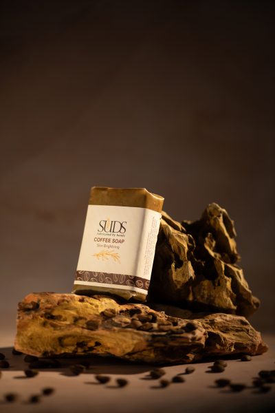 SUDS Coffee Soap, Skin Brightening, Exfoliating, Handmade, 100gm - Image 2
