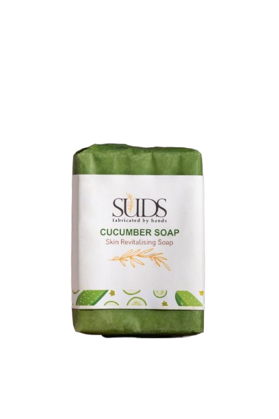 Handmade Suds Cucumber soap, 100 gm - Image 4