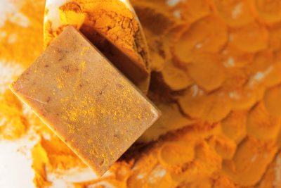 Turmeric & Marigold Anti Acne Soap Bar, Natural Handmade, HANDMADE SUDS 100g - Image 4